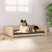  Dog Bed 95.5x65.5x28 cm Solid Pine Wood