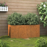  Planter 62x30x29 cm Corten Steel