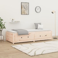  Day Bed without Mattress 90x190 cm Solid Wood Pine