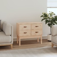  Console Cabinet 90x40x78 cm Solid Wood Pine