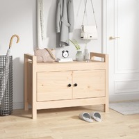  Hall Bench 80x40x60 cm Solid Wood Pine