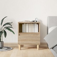  Bedside Cabinet Sonoma Oak 40x35x50 cm