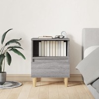  Bedside Cabinet Grey Sonoma 40x35x50 cm