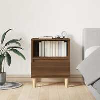  Bedside Cabinet Brown Oak 40x35x50 cm