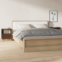  Bedside Cabinets 2 pcs Brown Oak 40x35x50 cm