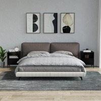  Bedside Cabinets 2 pcs Black 40x35x50 cm