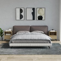  Bedside Cabinets 2 pcs Sonoma Oak 40x35x50 cm