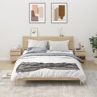  Bedside Cabinets 2 pcs Sonoma Oak 40x35x50 cm