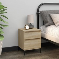  Bedside Cabinet Sonoma Oak 40x35x50 cm