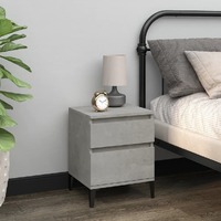  Bedside Cabinet Concrete Grey 40x35x50 cm