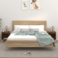  Bedside Cabinets 2 pcs Smoked Oak 40x35x50 cm