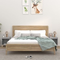  Bedside Cabinets 2 pcs Grey Sonoma 40x35x50 cm