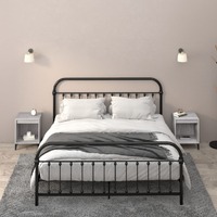  Bedside Cabinets 2 pcs Grey Sonoma 40x35x50 cm