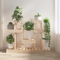  Plant Stand 104.5x25x77.5 cm Solid Wood Pine