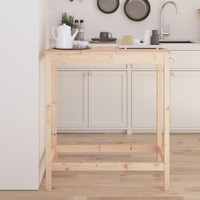  Bar Table 100x50x110 cm Solid Wood Pine
