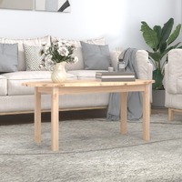  Coffee Table 110x55x45 cm Solid Wood Pine