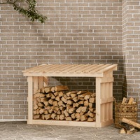  Firewood Rack 108x64.5x77 cm Solid Wood Pine