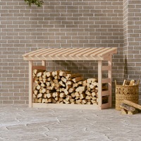  Firewood Rack 108x64.5x78 cm Solid Wood Pine