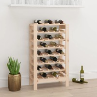  Wine Rack 61.5x30x107.5 cm Solid Wood Pine