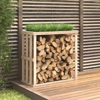  Outdoor Log Holder 108x52x106 cm Solid Wood Pine