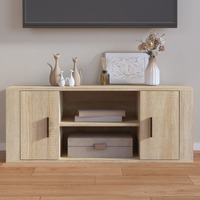  TV Cabinet Sonoma Oak 100x35x40 cm Engineered Wood