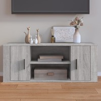  TV Cabinet Grey Sonoma 100x35x40 cm Engineered Wood