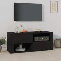  TV Cabinet Black 100x35x40 cm Engineered Wood