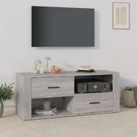  TV Cabinet Grey Sonoma 100x35x40 cm Engineered Wood