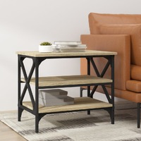 Side Table Sonoma Oak 55x38x45 cm Engineered Wood