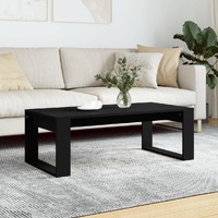  Coffee Table Black 102x50x35 cm Engineered Wood