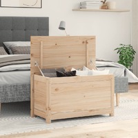  Storage Box 80x40x45.5 cm Solid Wood Pine