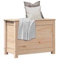  Storage Box 60x32x45.5 cm Solid Wood Pine