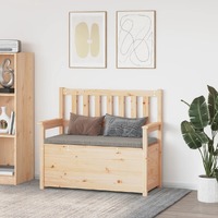  Bench 112.5x51.5x96.5 cm Solid Wood Pine