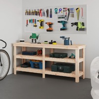  Work Bench 181x50x80 cm Solid Wood Pine