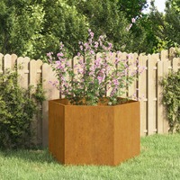  Planter Rusty 60x60x45 cm Corten Steel