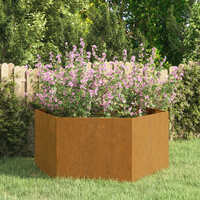  Planter Rusty 90x90x45 cm Corten Steel