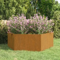  Planter Rusty 138x120x45 cm Corten Steel