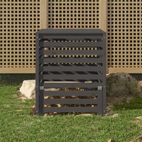  Composter Grey 82.5x82.5x99.5 cm Solid Wood Pine