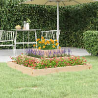  Planter 80x80x27 cm Solid Wood Pine