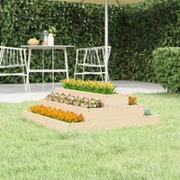  Planter 80x80x27 cm Solid Wood Pine