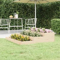  Planter 107x107x27 cm Solid Wood Pine