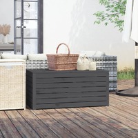  Garden Box Grey 101x50.5x46.5 cm Solid Wood Pine