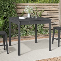  Garden Table Grey 82.5x82.5x76 cm Solid Wood Pine