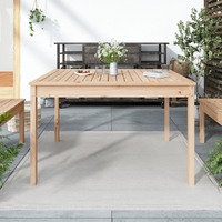  Garden Table 121x82.5x76 cm Solid Wood Pine