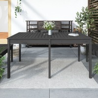  Garden Table Grey 159.5x82.5x76 cm Solid Wood Pine