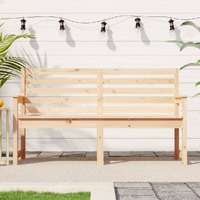  Garden Bench 159.5x48x91.5 cm Solid Wood Pine