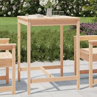  Garden Table 82.5x82.5x110 cm Solid Wood Pine