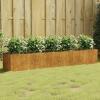  Garden Raised Bed 200x40x40 cm Corten Steel