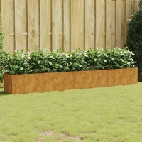  Garden Raised Bed 280x40x40 cm Corten Steel