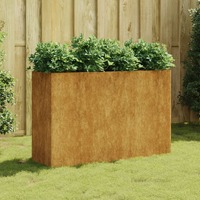  Garden Raised Bed 120x40x80 cm Corten Steel
